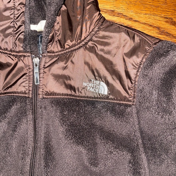 North face zip fleece jacket Woman’s medium - brown - Picture 3 of 6